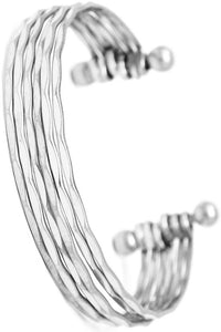 Hammered Wire Cuff Bracelet