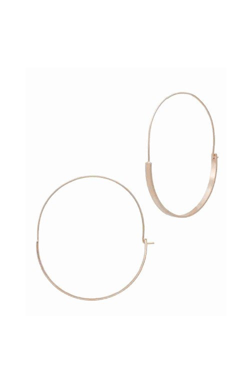 Raw Hoop Earring