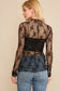 Midnight Whispers Lace Top