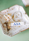 Delta Delta Delta Embroidered Keychain