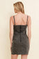 Charcoal Edge Mini Dress