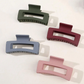 Pastel Rectangle Hair Claw Hair Clip