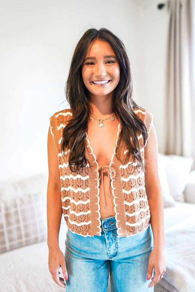 Prairie Honey Crochet Vest
