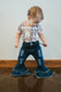 Double Denim Baby Flare