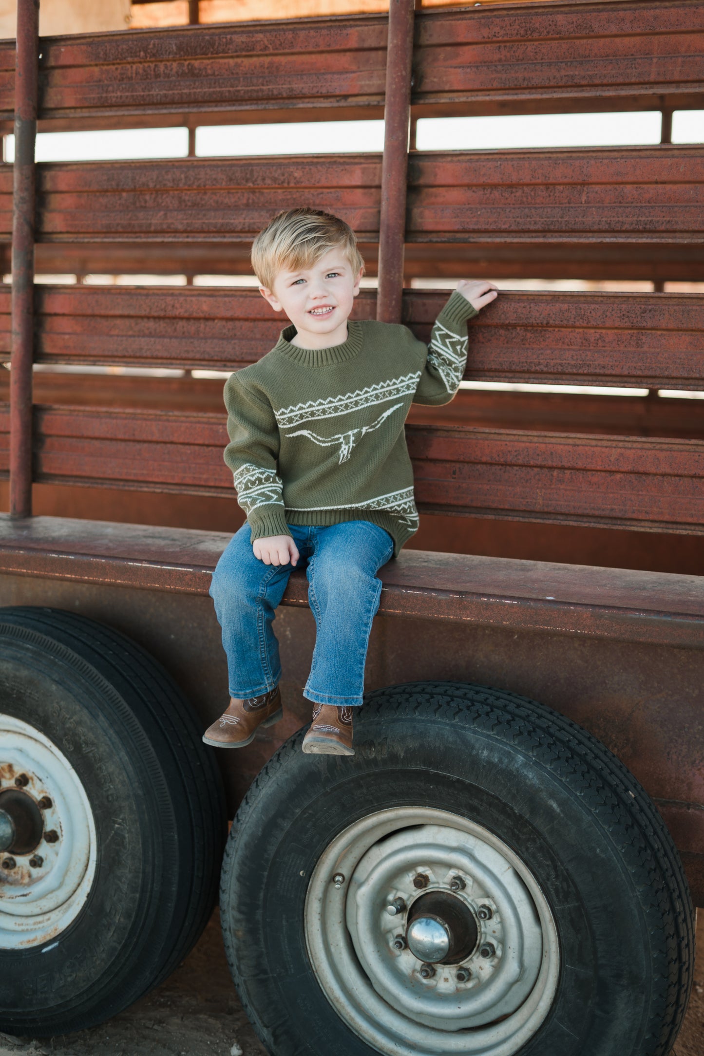 Little Longhorn Cozy Sweater