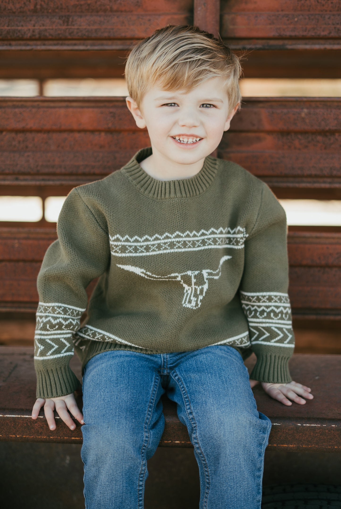 Little Longhorn Cozy Sweater