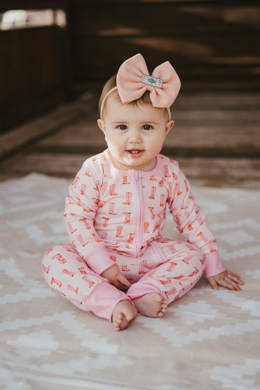 Pinky Boots Romper
