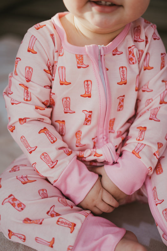 Pinky Boots Romper