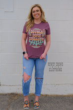 Load image into Gallery viewer, western apparel, western graphic tee, graphic western tees, wholesale clothing, western wholesale, women&#39;s western graphic tees, wholesale clothing and jewelry, western boutique clothing, western women&#39;s graphic tee, vintage aesthetic western graphic tee
