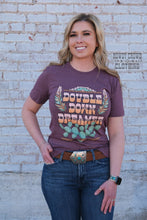 Load image into Gallery viewer, western apparel, western graphic tee, graphic western tees, wholesale clothing, western wholesale, women&#39;s western graphic tees, wholesale clothing and jewelry, western boutique clothing, western women&#39;s graphic tee, vintage aesthetic western graphic tee

