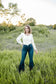 Lari Dark Denim Flare Jean