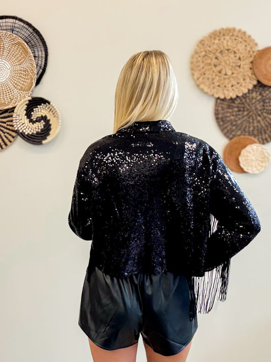 Backstage Spark Sequin Jacket