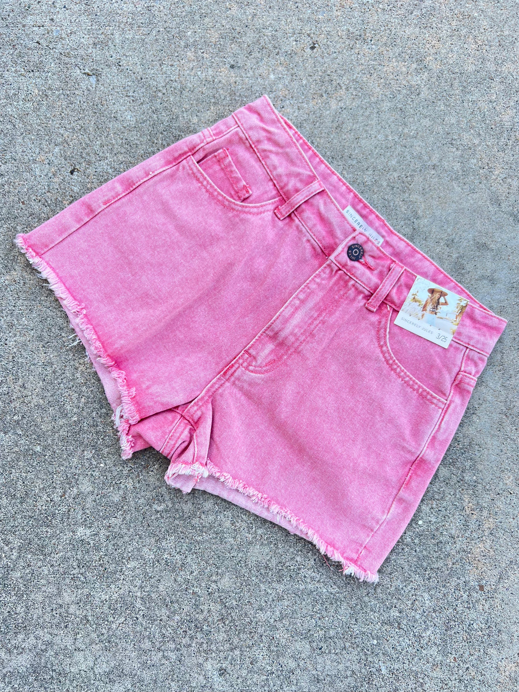 Pink Perfect Denim Short