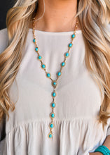Load image into Gallery viewer, Gold Concho Lariat Necklace
