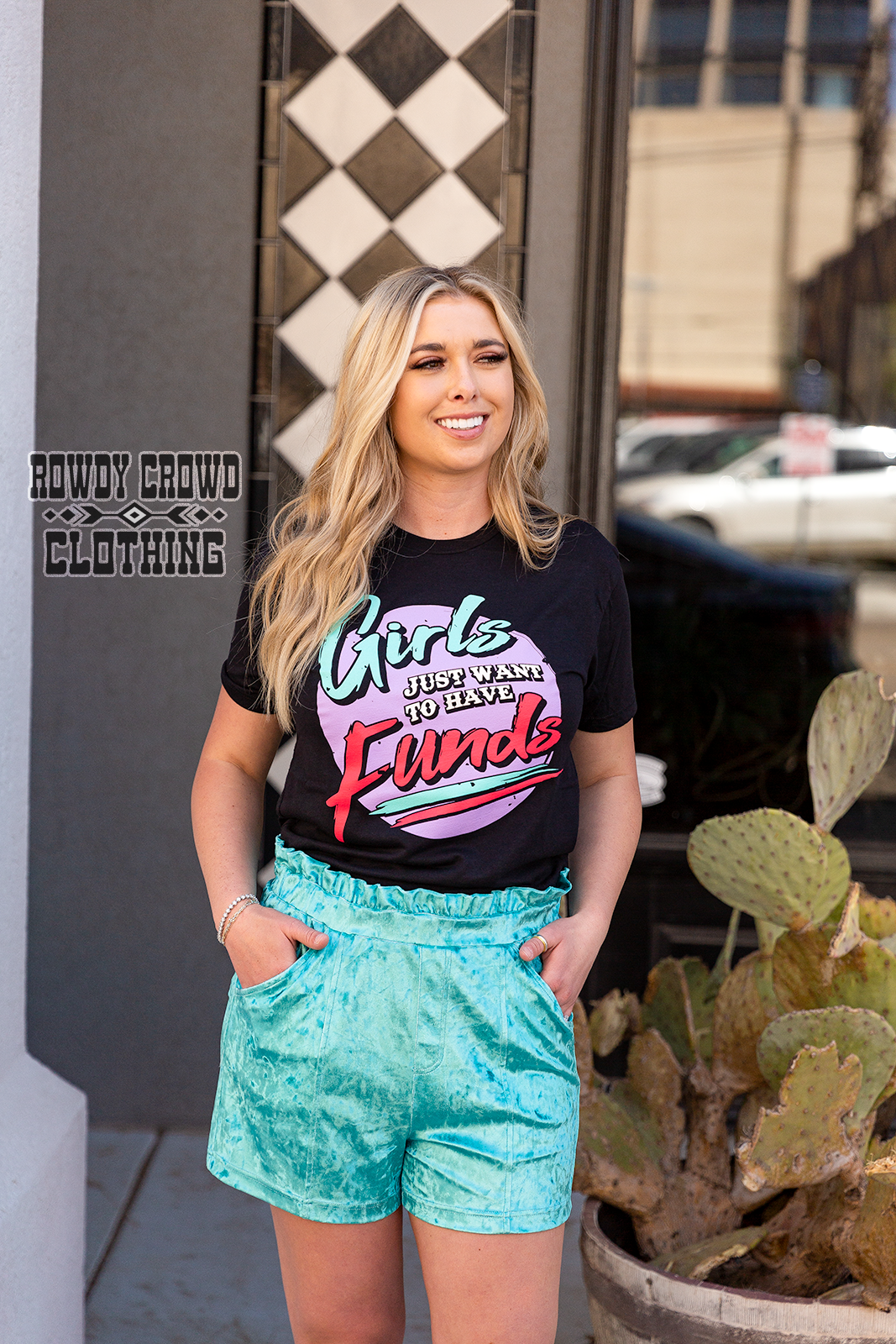Turquoise Vetiver Velvet Shorts
