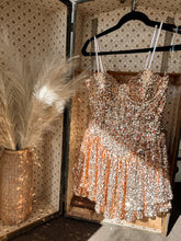 Load image into Gallery viewer, Enchanted Sequin Mini Dress
