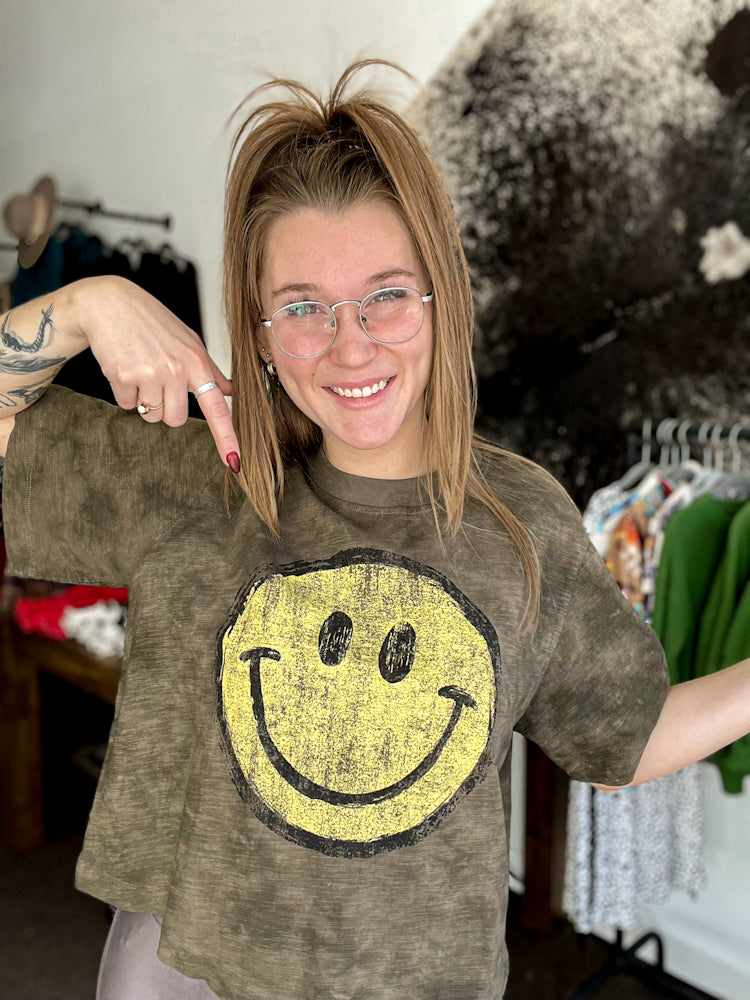 Smiley Graphic Crop