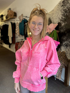 Bubblegum Kangaroo Pullover