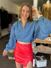 Load image into Gallery viewer, A Better View Red Mini Skirt
