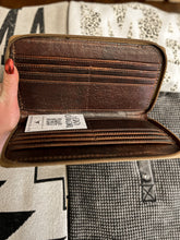 Load image into Gallery viewer, Ranchin&#39; Dream Tooled Leather Zip Wallet
