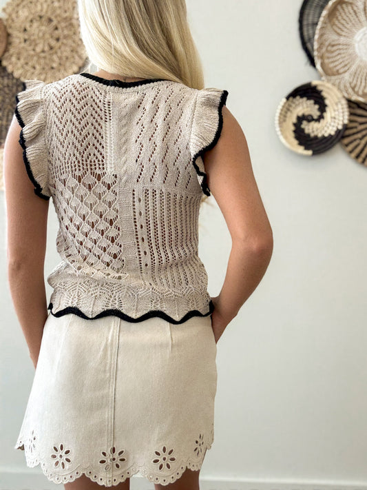 Morning Meadow Ruffle Top