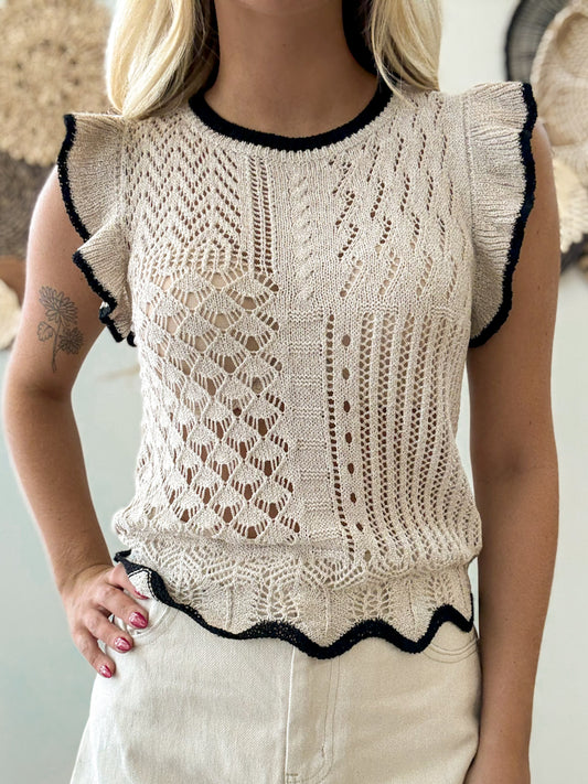 Morning Meadow Ruffle Top