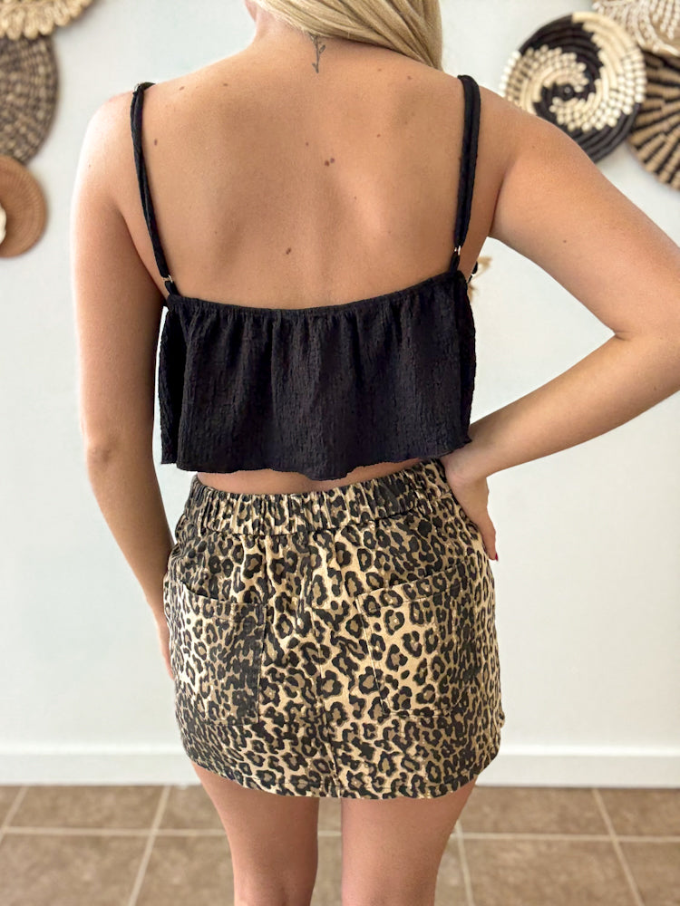 Midnight Rodeo Ruffle Top