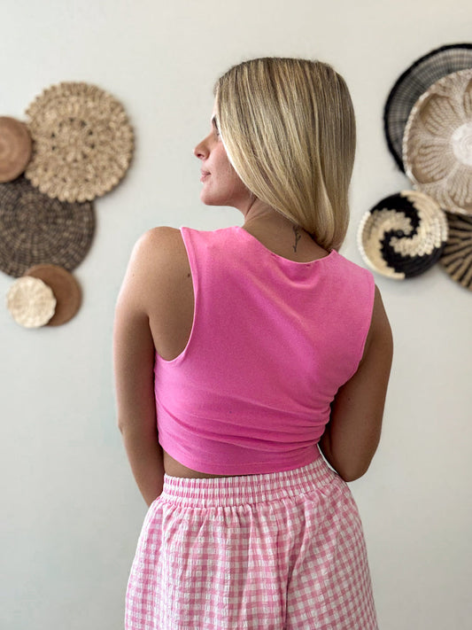Bubblegum Bold Crop