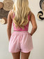 Rodeo Rose Check Short