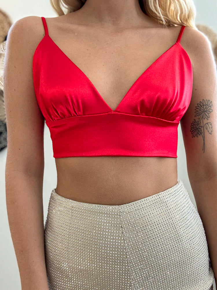 Never Miss A Beat Top in Red
