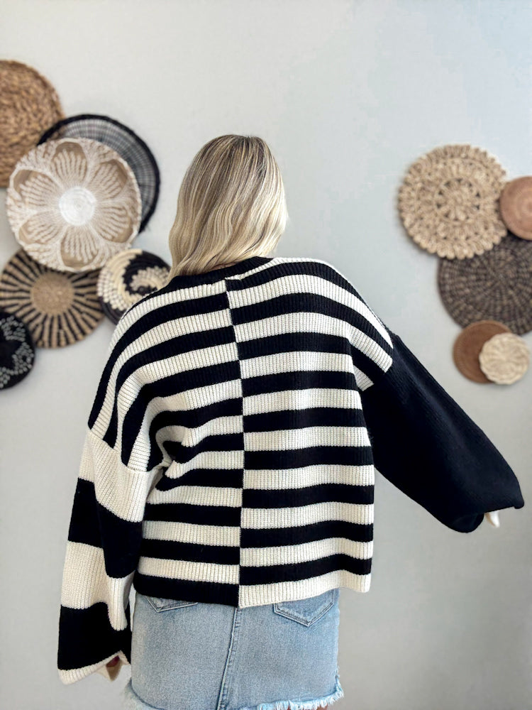 Checkmate Cozy Sweater