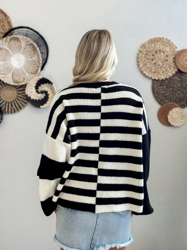 Checkmate Cozy Sweater