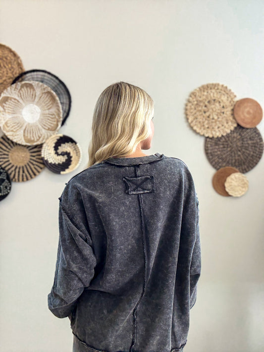 Midnight Mineral Pullover