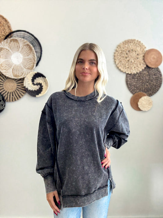 Midnight Mineral Pullover