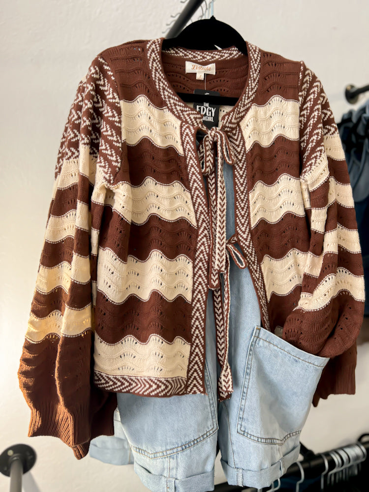 Cocoa & Cream Knit Sweater