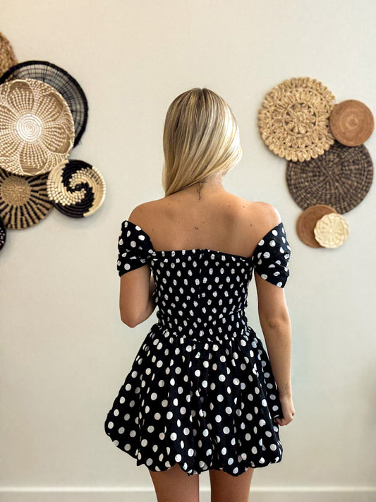 Playful Dot Bubble Dress