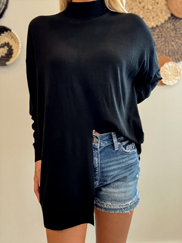 Weekend Split Sweater