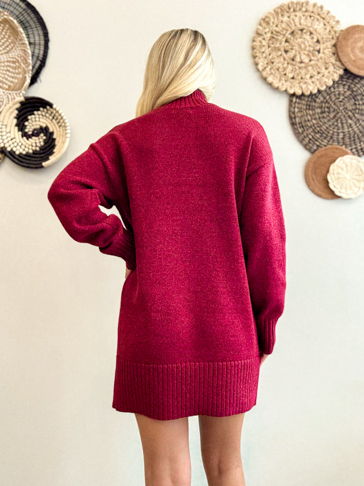 Talk Later Sweater Dress