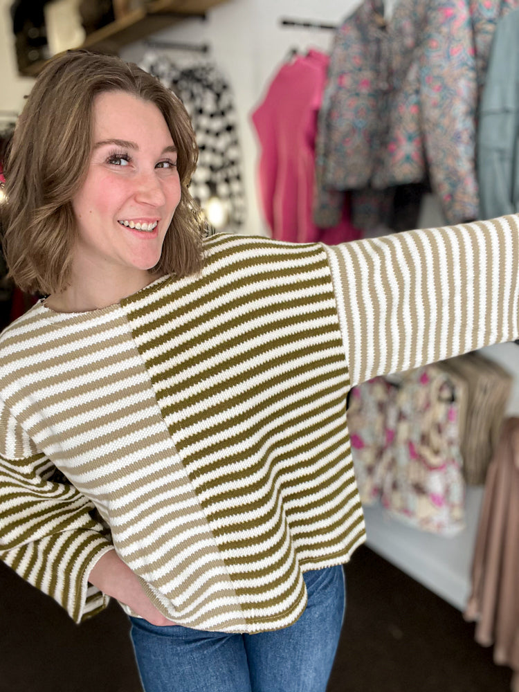 Sierra Stripe Cozy Sweater