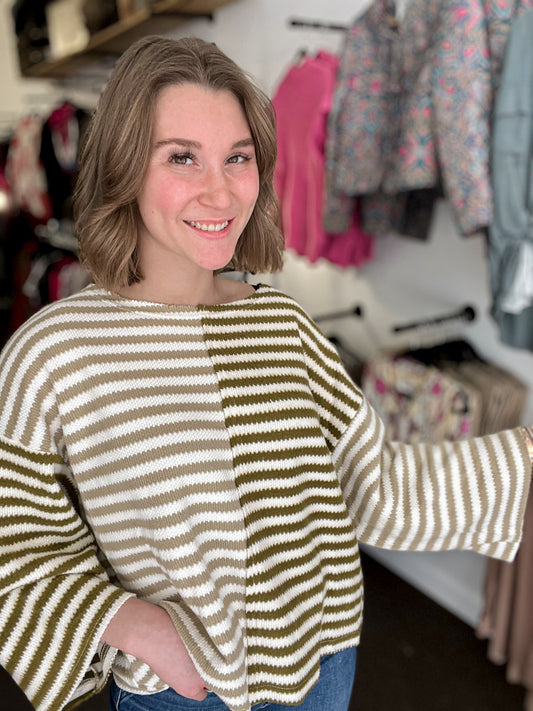 Sierra Stripe Cozy Sweater