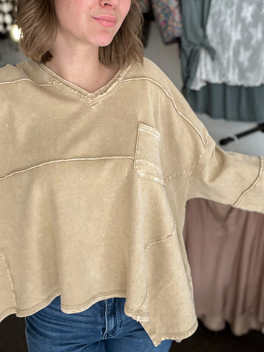 Desert Dune Oversized Top