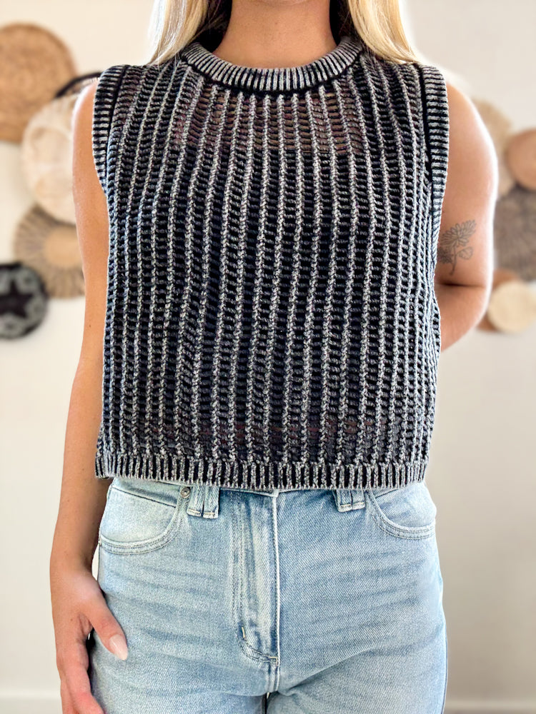 Graphite Knit Tank