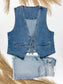 Rebel Rider Denim Vest