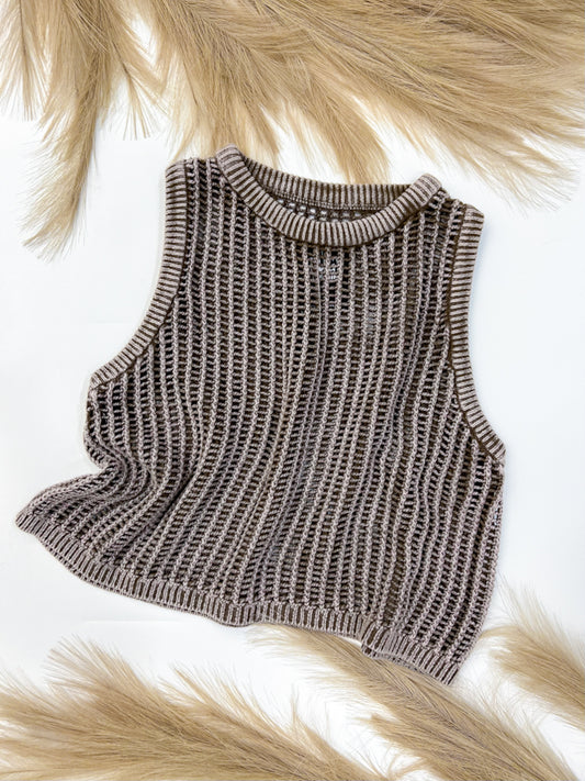 Brewed Bliss Knit Vest