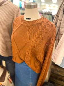 Picked in the Patch Sweater