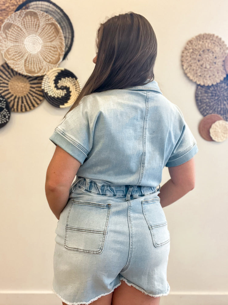Destined for Denim Romper