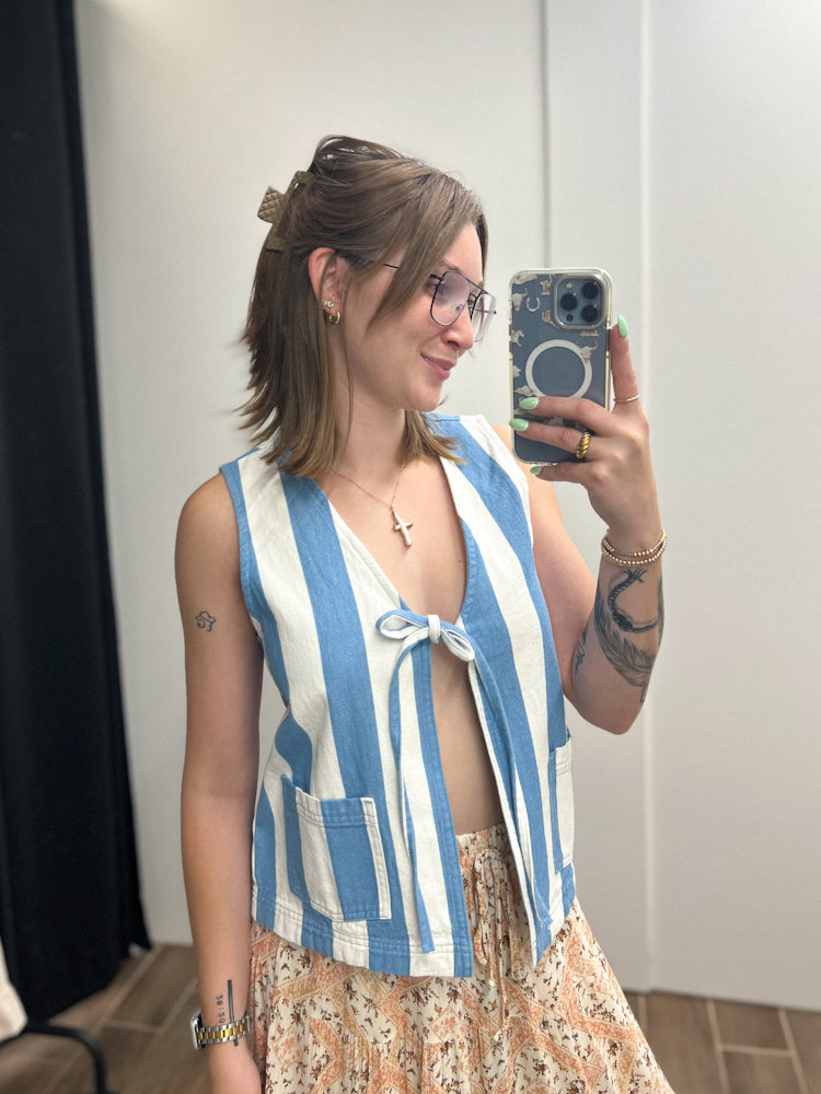 Shoreline Stripe Vest
