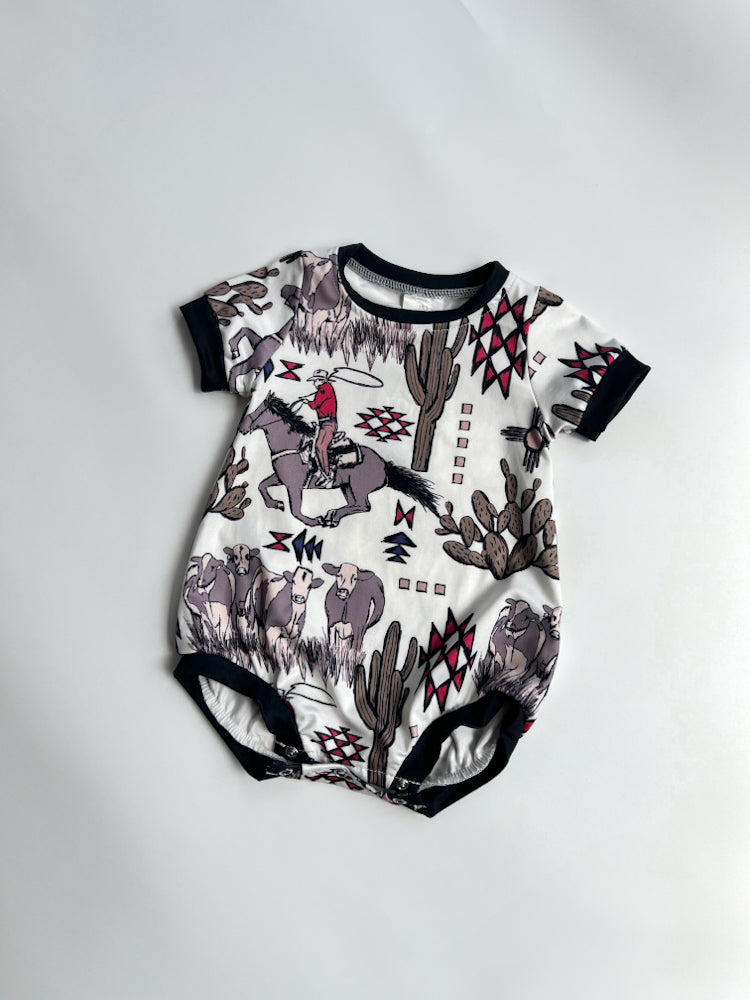 Ropin' Cowboy Romper