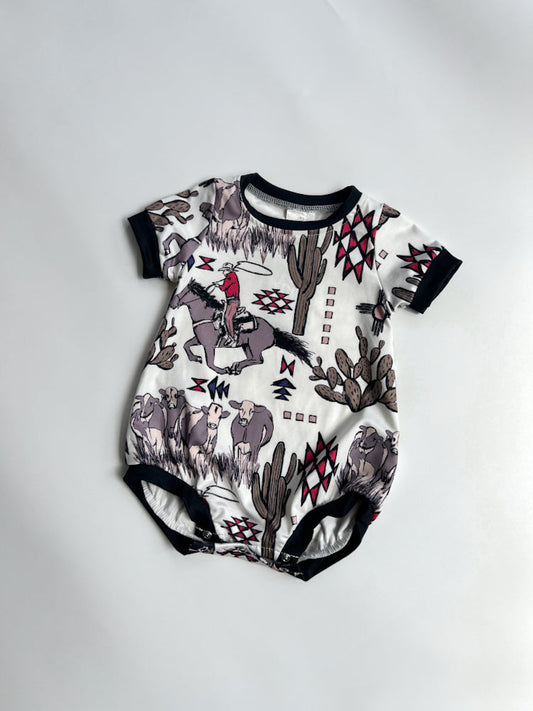 Ropin' Cowboy Romper