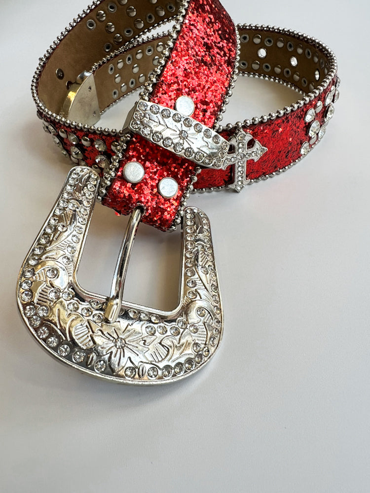 Kid's Rhinestone Cowgirl Belt